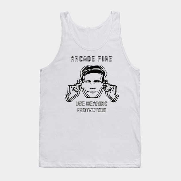 arcade fire use hearing protection Tank Top by the haunted bathroom